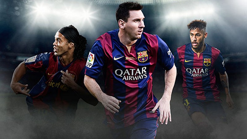 Messi, Neymar và Ronaldinho là những cầu thủ SS rất xuất sắc trong lịch sử