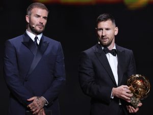 Beckham giờ đây là chủ tịch của CLB Inter Miami - đội bóng mà Messi đang khoác áo thi đấu