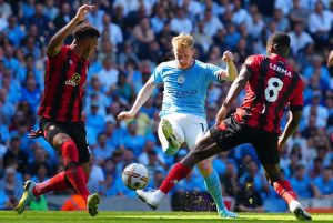 Kevin De Bruyne sẽ tiếp tục vắng mặt trong trận Man City đấu với Bournemouth sắp tới